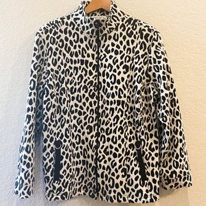 RAFAEL SPORT Leopard Animal Black and White Jacket